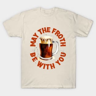 Frothy Force Awakens: Irish Beer Pours The Fun T-Shirt